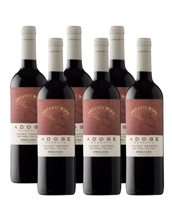 Pack 6 Adobe Reserva Cabernet Sauvignon, Viña Emiliana