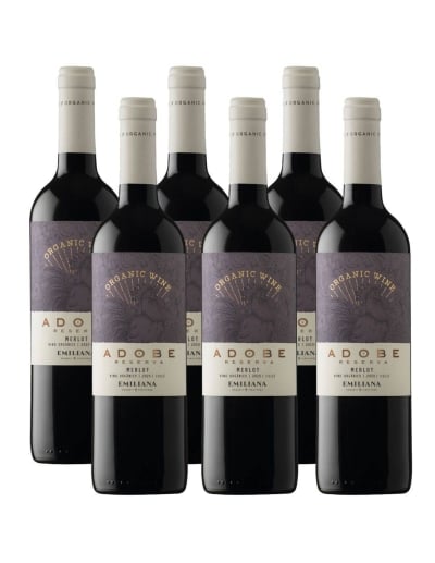 Pack 6 Adobe Reserva Merlot, Viña Emiliana