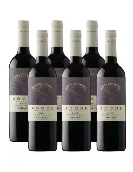 Pack 6 Adobe Reserva Merlot, Viña Emiliana