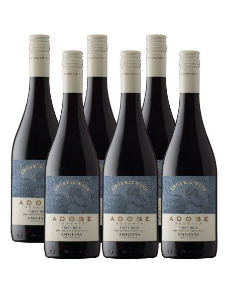 Pack 6 Adobe Reserva Pinot Noir, Viña Emiliana