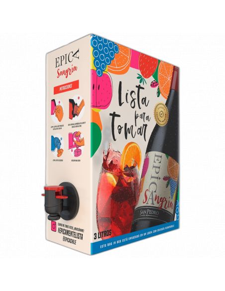 Sangría, Bag in Box 3lts, Épica, San Pedro