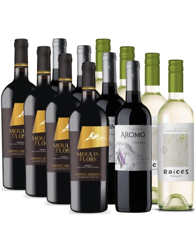 Pack 12 Botellas Raices, Moulin Floss, El Aromo