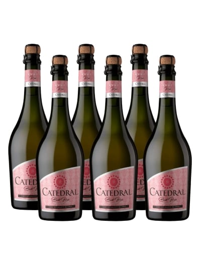 Pack 6 Espumantes Catedral Brut Rosé Viña Aromo
