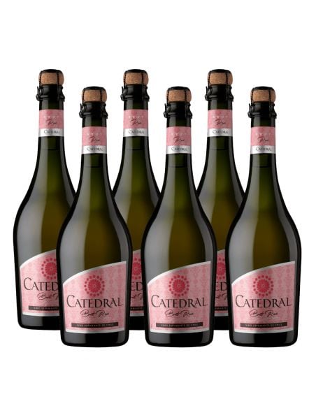 Pack 6 Espumantes Catedral Brut Rosé Viña Aromo