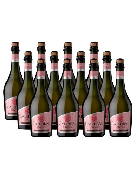 Pack 12 Espumantes Catedral Brut Rosé Viña Aromo