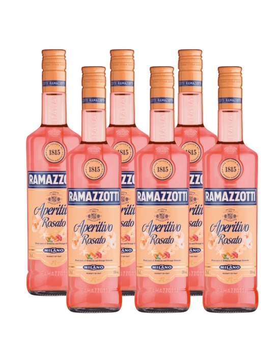 Pack 6 Ramazzotti Rosato, Licor