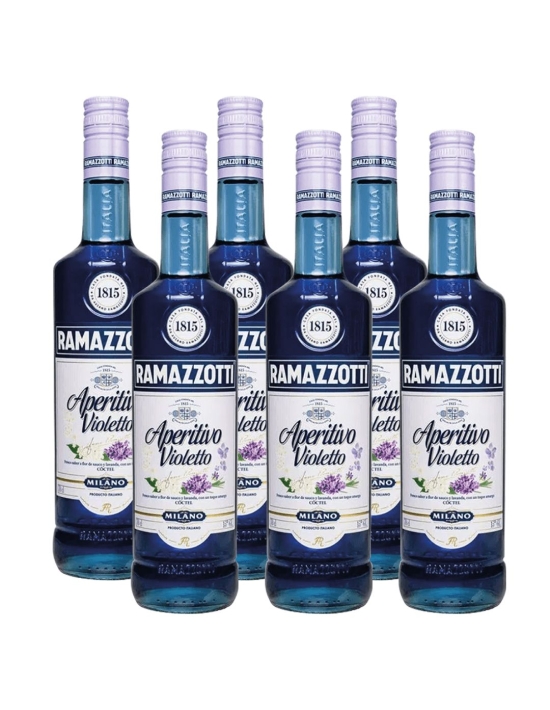 Pack 6 Ramazzotti Violetto, Licor