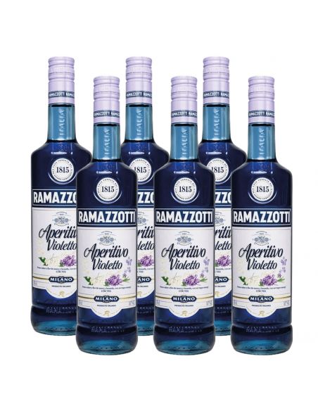 Pack 6 Ramazzotti Violetto, Licor