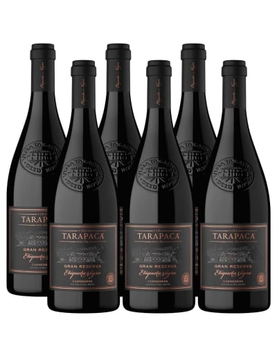 Pack 6 Carmenere, Etiqueta Negra, Tarapacá, Viña San Pedro