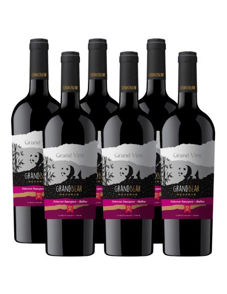 Pack 6 Ensamblaje Grand Bear, Reserva, Viña Los Nogales.