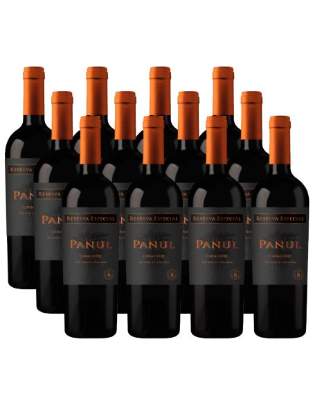 Pack 12 Carmenere, Reserva Especial, Panul, Viñedos Marchigue