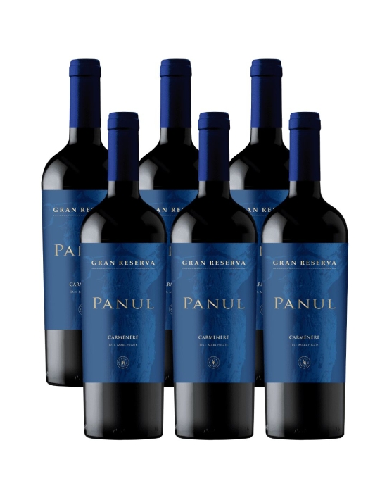 Pack 6 Carmenere, Gran Reserva, Panul, Viña Marchigue