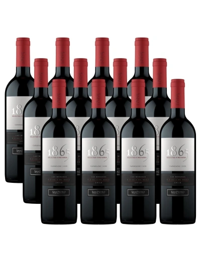 Pack 12 Carmenere 1865, Viña San Pedro