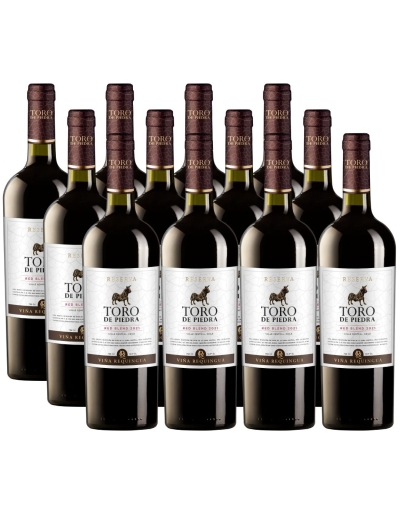 Pack 12 Red Blend Reserva, Toro de Piedra en Oferta!