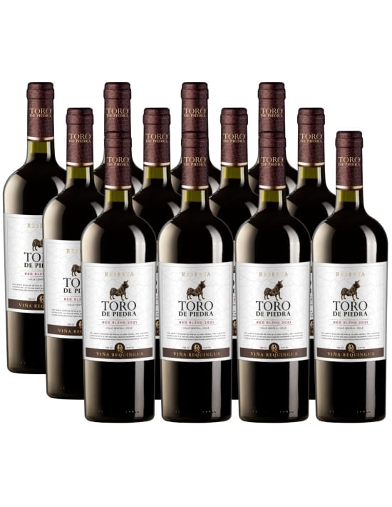 Pack 12 Red Blend Reserva, Toro de Piedra en Oferta!