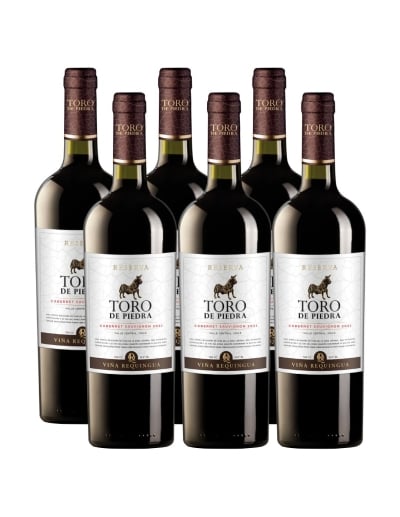 Pack 6 Cabernet Sauvignon Reserva Toro de Piedra en Oferta!