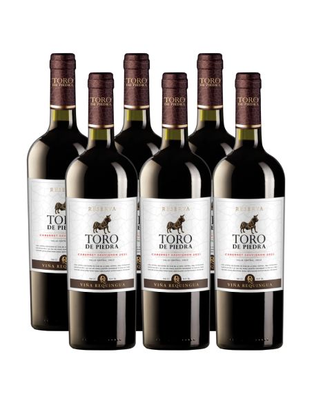 Pack 6 Cabernet Sauvignon Reserva Toro de Piedra en Oferta!