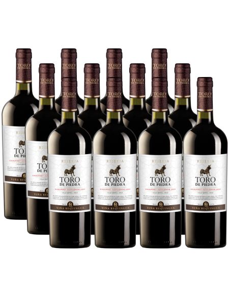 Pack 12 Cabernet Sauvignon Reserva Toro de Piedra en Oferta!