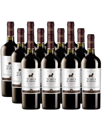Pack 12 Carmenere Reserva, Toro de Piedra en Oferta!