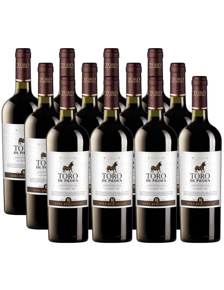 Pack 12 Carmenere Reserva, Toro de Piedra en Oferta!