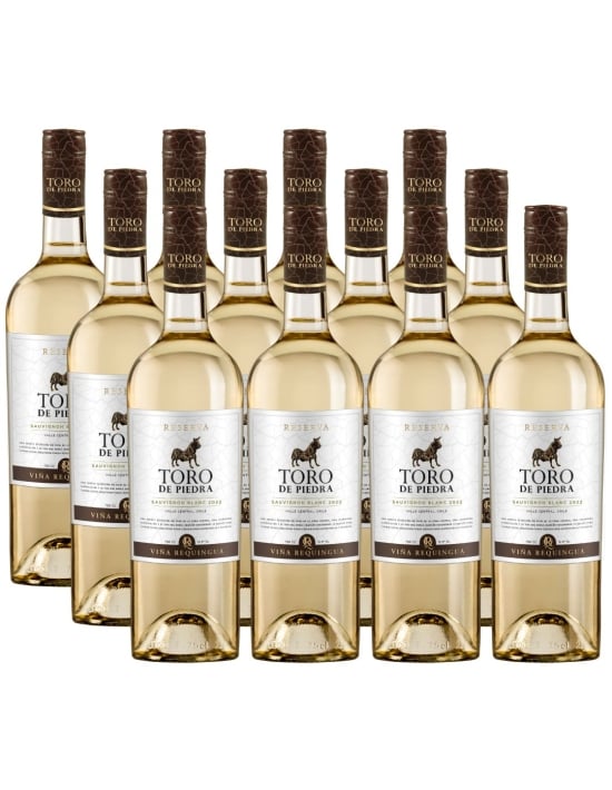 Pack 12 Sauvignon Blanc Reserva, Toro de Piedra en Oferta