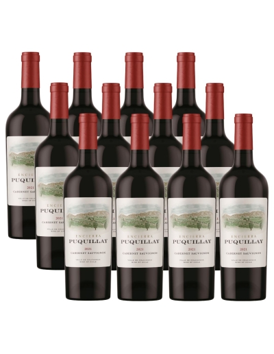 Pack 12 Cabernet Sauvignon Premium Puquillay, Viña Encierra