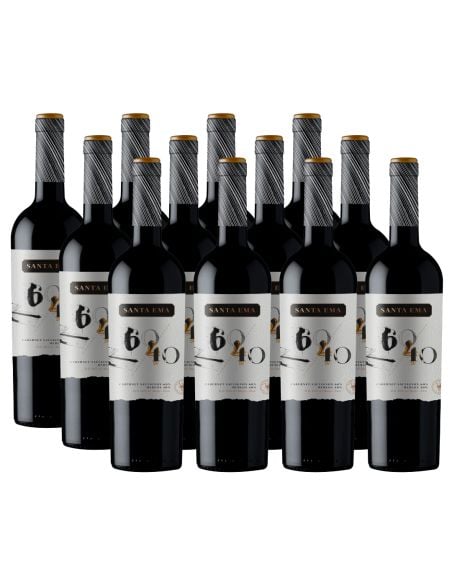 Pack 12 Ensamblaje 60/40 Barrel Reserve, Santa Ema