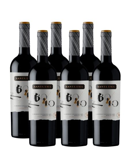 Pack 6 Ensamblaje 60/40 Barrel Reserve, Santa Ema