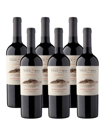 Pack 6 Cabernet Sauvignon Reserva Bodega Volcanes