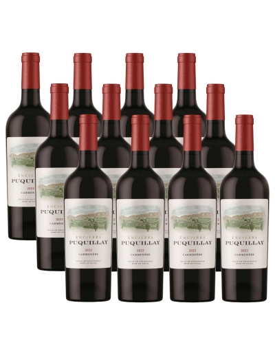 Pack 12 Carmenere Premium Puquillay, Viña Encierra