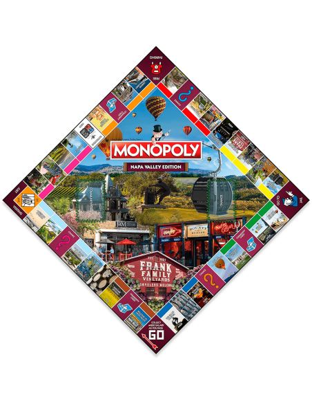 Juego de Mesa sobre vinos Napa Valley Monopoly
