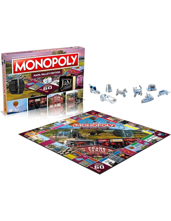 Juego de Mesa sobre vinos Napa Valley Monopoly