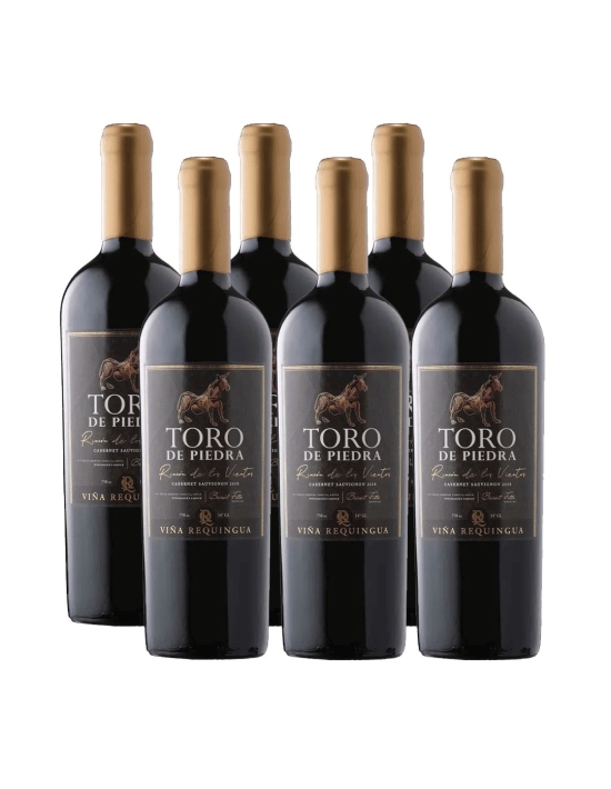 Pack 6 Cabernet Sauvignon, Rincón de los vientos, Toro de Piedra, Requingua