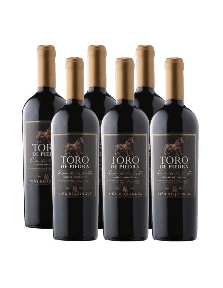 Pack 6 Cabernet Sauvignon, Rincón de los vientos, Toro de Piedra, Requingua