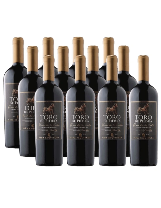 Pack 12 Cabernet Sauvignon, Rincón de los vientos, Toro de Piedra, Requingua