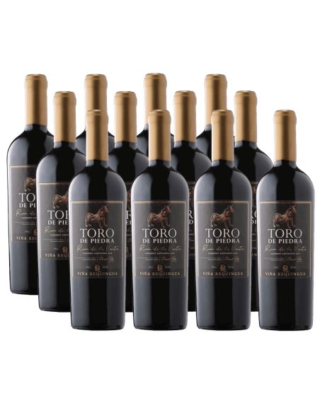 Pack 12 Cabernet Sauvignon, Rincón de los vientos, Toro de Piedra, Requingua