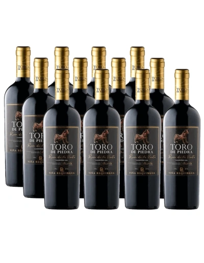 Pack 12 Carmenere, Rincón de los vientos, Toro de Piedra, Requingua
