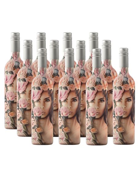 Pack 12 Rosé, Premium, La Piu Belle Rosé, Viña VIK