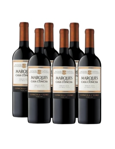 Pack 6 Merlot, Marques de Casa Concha, Viña Concha y Toro, Al mejor precio