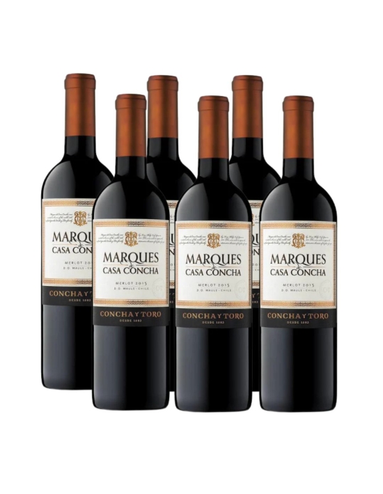 Pack 6 Merlot, Marques de Casa Concha, Viña Concha y Toro, Al mejor precio