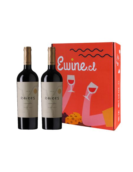 Pack 2 Bot. Gran Reserva Raíces, Las Pitras Carmenere