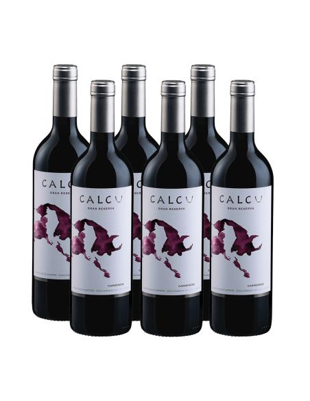 Pack 6 Carmenere, Gran Reserva, Viña Calcu