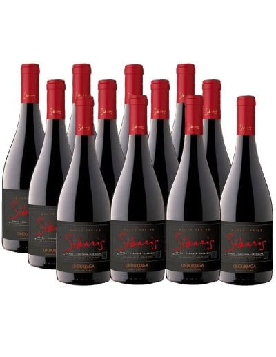 Pack 12 Blend, Sibaris Black Series, Cauquén, Premium, Viña Undurraga