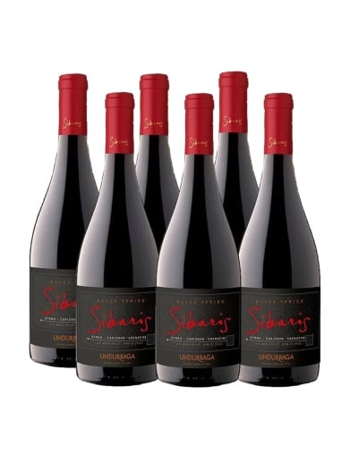 Pack 6 Blend, Sibaris Black Series, Cauquén, Premium, Viña Undurraga