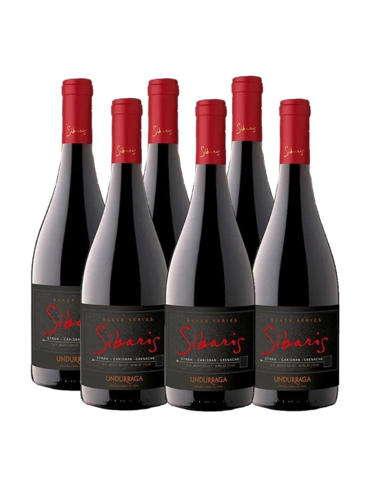 Pack 6 Blend, Sibaris Black Series, Cauquén, Premium, Viña Undurraga