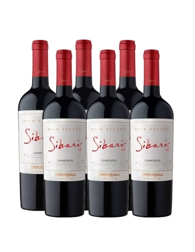 Pack 6 Carmenere, Gran Reserva, Sibaris, Viña Undurraga