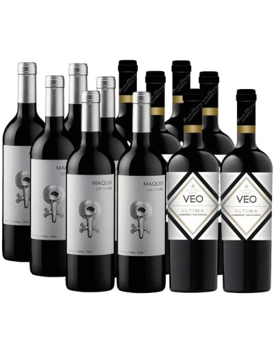 Pack 12 Vinos, Veo Última, Maquis Gran Reserva