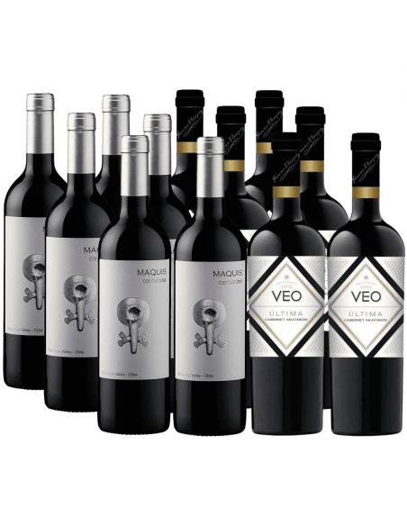 Pack 12 Vinos, Veo Última, Maquis Gran Reserva