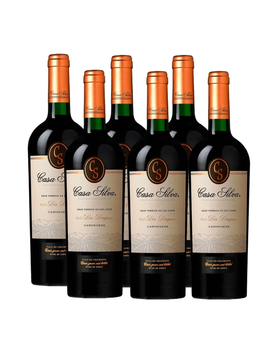Pack 6 Carmenere, Gran Terroir, Casa Silva, Los Lingues