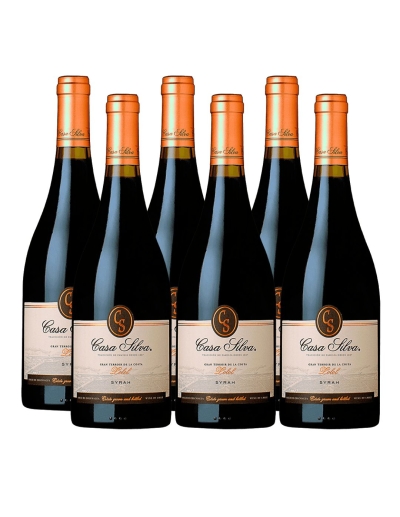 Pack 6 vinos, Syrah, Gran Terroir, Casa Silva, Lolol
